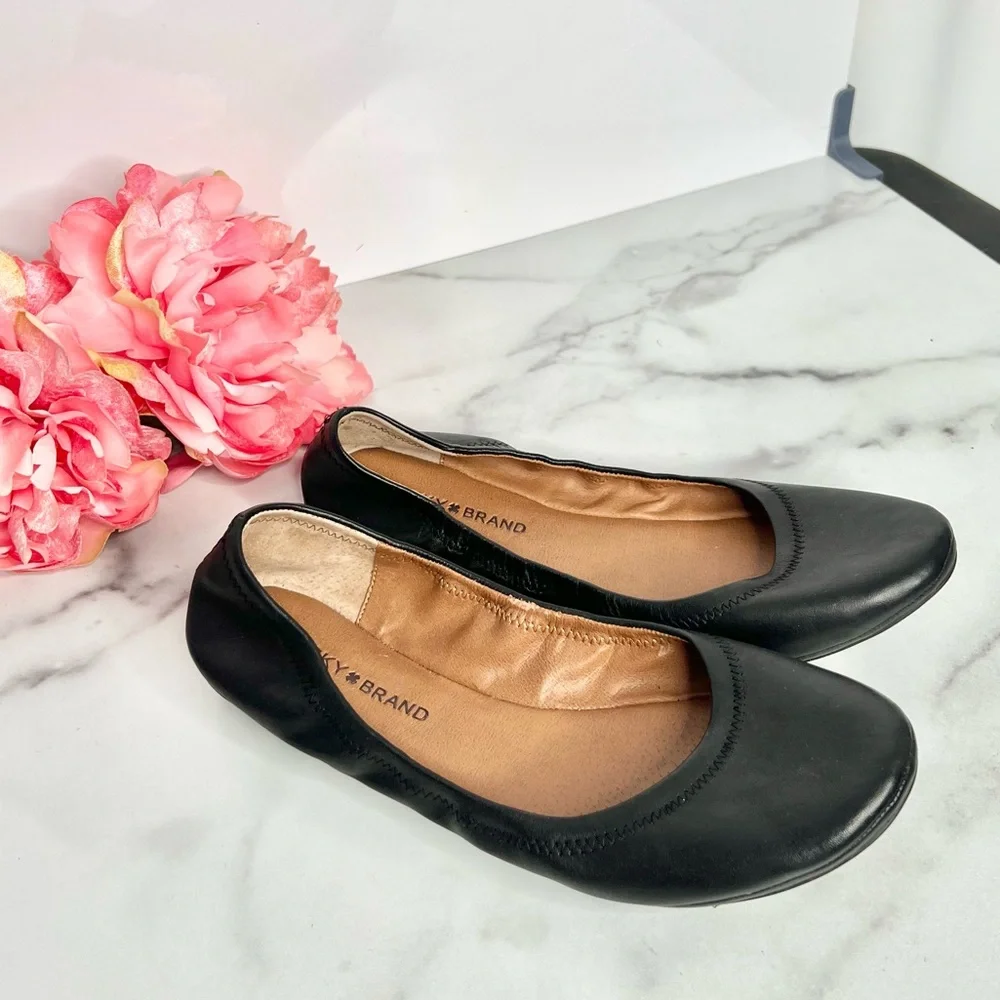 ❗️NWOT❗️LUCKY BRAND EMMIE BALLET FLATS-Classic Everyday Comfort - Picture 1 of 10